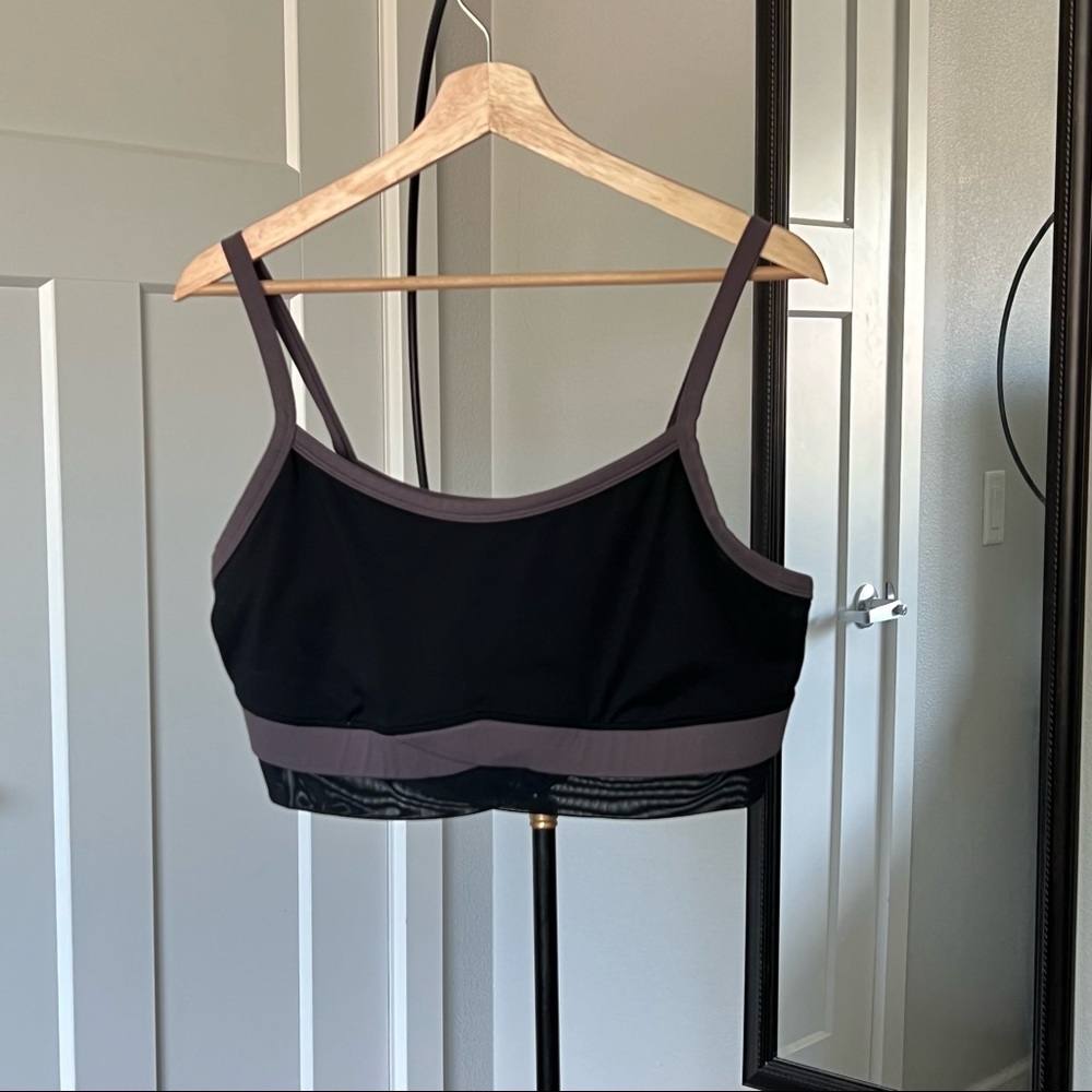 Fabletics Medium-High Impact Sports Bra with Mesh Details